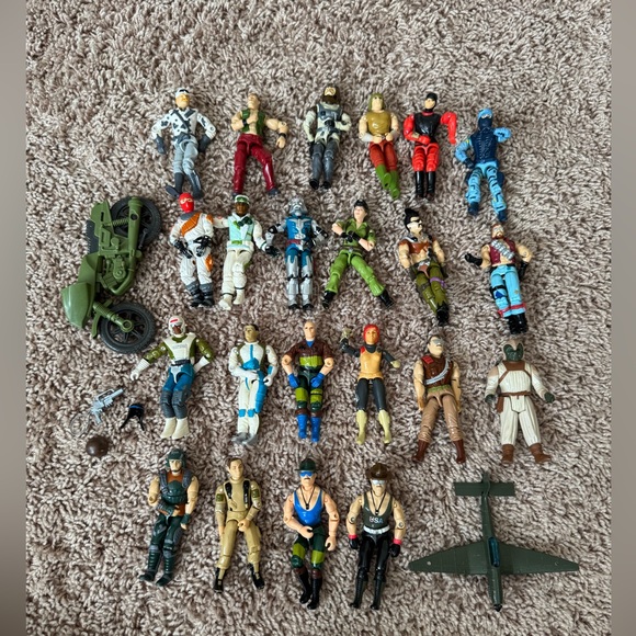 🔥 Vintage 80s  GI Joe Lot of 22 Different ARAH 3.75" Action Figures 🔥 - Picture 1 of 9